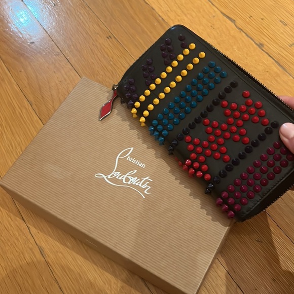 Christian louboutin multicolor stud wallet. - Picture 4 of 5